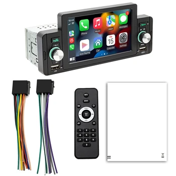 5 אינץ ' רדיו במכונית Din 1 Carplay אנדרואיד אוטומטי מולטימדיה נגן Bluetooth FM מקלט עבור טויוטה הונדה ניסן