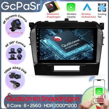 המכונית MP4 רדיו Carplay-Android Player עבור סוזוקי Vitara 4 2014 - 2018 ניווט GPS אנדרואיד אוטומטי וידאו DSP 4G Wifi לא 2din DVD