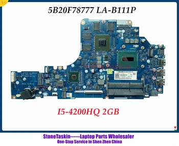 StoneTaskin באיכות גבוהה 5B20F78777 עבור Lenovo Ideapad Y50-70 נייד לוח אם ZIVY2 לה-B111P SR15G I5-4200HQ 2GB DDR3 נבדק