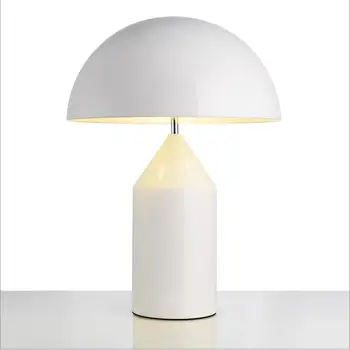 מודרני פטריות מנורת שולחן נורדי LED השינה ליד המיטה מנורה בסגנון ארט דקו שולחן אור abajur הסלון תאורה luminaria