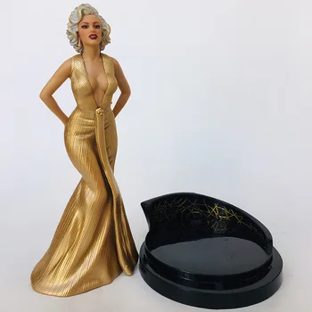 מרילין מונרו פסל הכן דמות סקסית שמלת בובה קישוט עוגת קישוט רכב, קישוט הבית הסלון קישוט