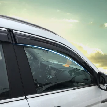 חלון מגן על פולו 2011-2018 אביזרי רכב גשם שומר ההסתה השמשה גשם הגבה סוכך לקצץ