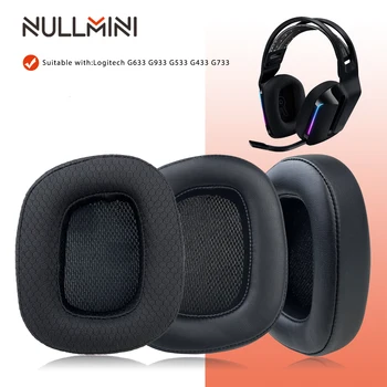 NullMini החלפת Earpads על Logitech G633 G933 G533 G433 G733 אוזניות שרוול לכסות את האוזניים אוזניות אוזניות סרט