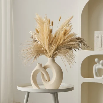 אגרטל קרמיקה מודרני עיצוב הבית לשלב אגרטל פרחי קישוט השולחן בסלון קישוט שולחן עיצוב נורדי אגרטל עיצוב הבית