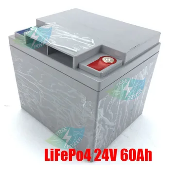 24V 60AH סוללת LiFePO4 חבילת סופר חיים ארוכים 1500W 24v 50ah אופניים חשמליים הקטנוע במקרה עמיד למים תצוגת LCD מזוודה +מטען