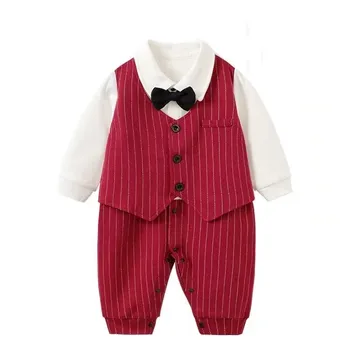 החדש בייבי Romper תינוק חליפת בגדים היילוד בנות בנים סרבל אביב סתיו 23-057