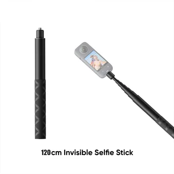 1.2 מ ' אולטרה-ארוך סיבי פחמן בלתי נראה Selfie המקל Insta360 X3 / אחד X2 / אחד RS עבור אביזרי GoPro