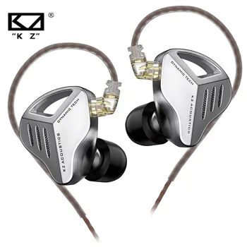 KZ אוזניות ZVX דינמי HIFI בס אוזניות חוטית אוזניות יחיד דינמי באוזן מתכת אוזניות ZSNPROX EDX PRO VXS ZSX