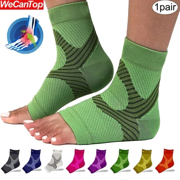 1Pair פרונציה דחיסה גרביים עבור נשים & גברים,הטוב ביותר הקרסול שרוול דחיסת,מספק תמיכה לקשת & העקב הקלה על כאב