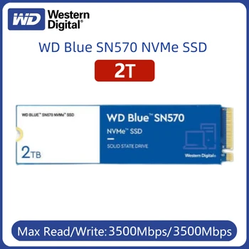 Western Digital 2TB WD Blue SN570 NVMe Internal Solid State Drive SSD Gen3 PCIe x4 מ. 2 ממשק 2280 עד 3500MB/s