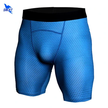 חדש 3D מודפס מכנסיים קצרים דחיסת גברים 2020 MMA Crossfit מכנסיים קצרים סופר למתוח ספורט סקיני צמודים פיתוח גוף חותלות