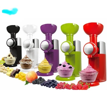 מיני DIY פירות אוטומטי מכונת גלידה חשמלית רכה להכנת גלידה