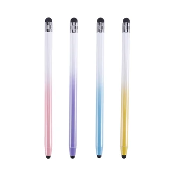עבור iPad iPhone עבור טלפון אנדרואיד מחשב לוח סיליקון עט ראש כפול מסך מגע עט עיפרון אנטי להחליק עבור טלפון אנדרואיד