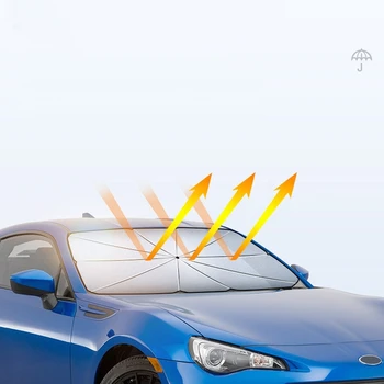 המכונית שמש בצל המטרייה מגן שמשיה שמש קיץ הפנים השמשה הצללה, הגנה DAHATSU אביזרי רכב