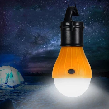 נייד פנס תאורה לאוהל נורת חירום מנורה עמיד למים תלוי פנס קמפינג אור מופעל על סוללות AAA
