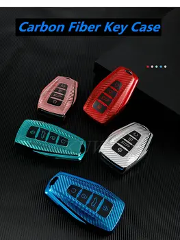 סיבי פחמן TPU המכונית מפתח חכם Case כיסוי מעטפת Fob על Geely Coolray 2019-2020 אטלס Boyue NL3 Emgrand X7 EX7 שטח GT GC9 Borui