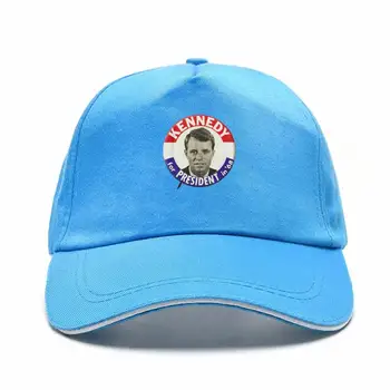 2022 מודפס גברים ביל כובע כותנה Snapback וינטג ' רוברט קנדי לנשיאות Pin 1968 כובע בייסבול כובע נשים