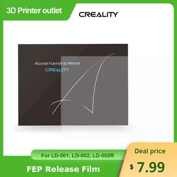 Creality 3D אור-ריפוי FEP שחרור הסרט סדין 200*140mm העברה גבוהה עמיד בפני חום עבור פוטון SLA DLP שרף מדפסת 3D