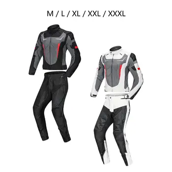 עמיד למים אופנוע ז ' קט מכנסיים החליפה רפידות מגן הגנה רעיוני אוקספורד 600D לביש Windproof מוטוקרוס