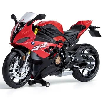 עיר צעצוע Diecast מתכת אופנוע מודל 1:12 בקנה מידה S1000 RR מירוץ סופר ספורט חינוכי אוסף מתנות לילדים