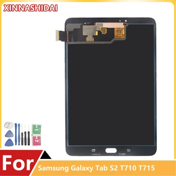 LCD עבור Samsung GALAXY Tab S2 8.0 2015 T710 T715 T713 T719 תצוגת LCD מסך מגע דיגיטלית חיישנים הרכבה החלפת צג