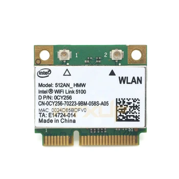 מתאם אלחוטי 512AN_HMW Intel WiFi Link 5100 MINI PCI-E כרטיס ה Wlan-מחשב נייד מתאם רשת 2.4 G/5Ghz עבור Dell