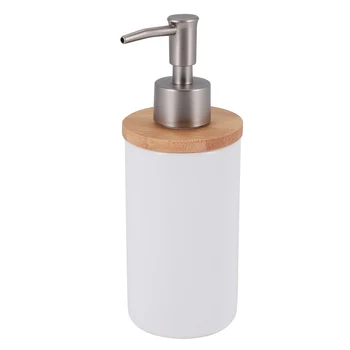 400Ml קרמיקה Soap Dispenser, בסגנון נורדי, קרם מתקן סבון מפיץ מטבח ושירותים-לבן