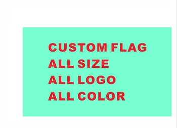 מותאם אישית דגל פוליאסטר גודל דגל כל לוגו בכל צבע מלכותי דגל לבן עם שרוול מתכת Gromets