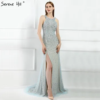 2023 צילום אמיתי סקסית בת ים החדש ביותר שמלות ערב רב נצנצים חרוזים אופנה יוקרה אלגנטית שמלות ערב LA6195