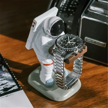 שעון חדש בעל אסטרונאוט לצפות שרף מלאכות לצפות תיבת אחסון תיק אופנה שעון תצוגה תיבת הסלון קישוטים