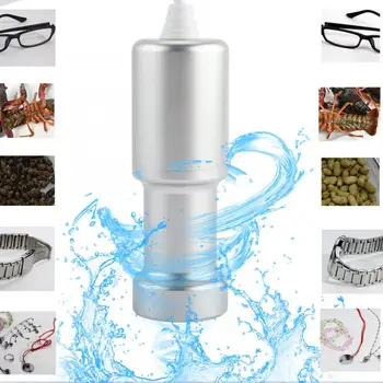 מיני קולי ניקוי מכונת לצפות משקפיים כלים שואב קולי פירות, ירקות, תכשיטים, שיניים תותבות שולחן אמבטיה הטיול