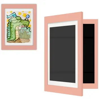 אחסון באר מגנטית חינם ילדים, אמנות מלאכת יד A4 אחסון תמונות מסגרת עיצוב הבית