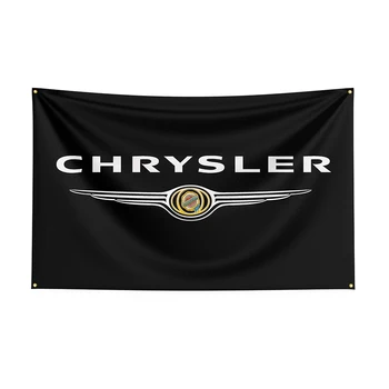 90x150cm Chryslers דגל פוליאסטר מודפס מכונית מירוץ הדגל עבור עיצוב