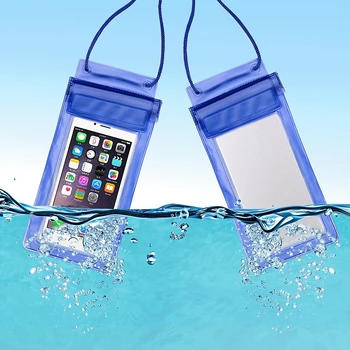 שקוף טלפון עמיד למים תיק נסיעות חיצונית שחייה טלפון ארגונית PVC טלפון חיצוני תיק תיק עמיד למים לשחות אספקה