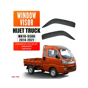 חלון מגן על דייהטסו HIJET משאית S500 2014-2021 פתח Ventvisor הרוח העלה מגינים הקסדות שומר גוונים מגן הדלת