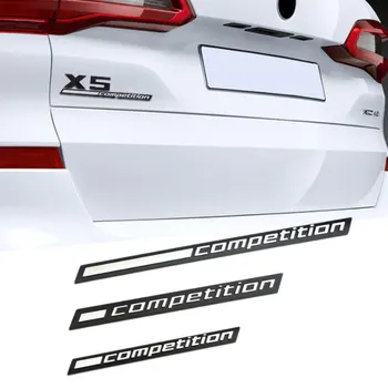 עבור ב. מ. וו M5 רעם גרסה לוגו X3M X4M M6M3c סמל שונה תחרות מכתב תג המכונית מדבקות האחוריים תא המטען קישוט תווית