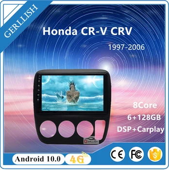 6GB 128GB ROM אנדרואיד הונדה CRV-CR-V 1995-2001 אוטומטי רדיו מולטימדיה נגן וידאו ניווט GPS לא 2din dvd