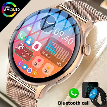 2023 חדש NFC שעון חכם Bluetooth שיחה Smartwatch נשים גברים 1.43