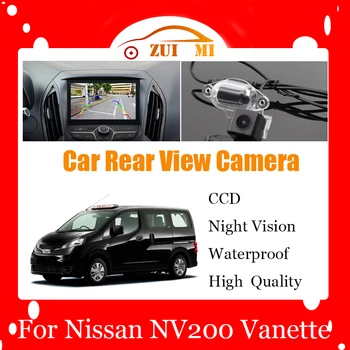 מכונית הפוכה מצלמה אחורית עבור ניסאן NV200 Vanette 2009~2015 עמיד למים CCD Full HD ראיית לילה גיבוי חניה המצלמה