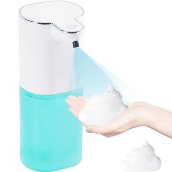 אוטומטי קצף סבון מתקן קיר רכוב ללא מגע קצף מכונת כביסה סבון בקבוק משאבה נטענת USB קצף יד חופשית.