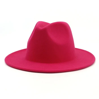 WZCX פשוטה סתיו חורף הגירסה הקוריאנית מזדמן אדום כובע לבד הגאות יוניסקס אופנה שוליים רחבים, ג ' אז כובע כובע למבוגרים
