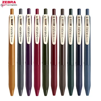 זברה Sarasa קליפ 0.5 נשלף ג ' ל דיו עטים כדוריים, 10 בציר צבעים, גומי אחיזה, להחלפה מילוי מוטות, עבור היומן