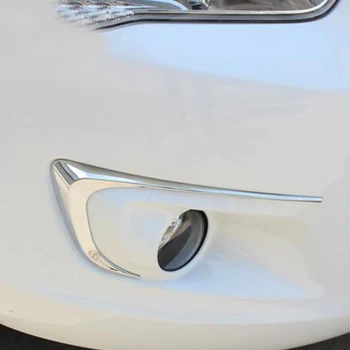 פלסטיק ABS עבור סיטרואן אליזה. C-Elysee אביזרי רכב לפני ערפל המנורה הגבה פנל כיסוי לקצץ סגנון רכב 2014 2015 2016